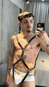 NikoStone_ Niko with a very hot harness Immagine  4