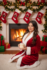 Karliie_kloss_ 🎄✨ Christmas in temptation mode🔥🎅 Εικόνα