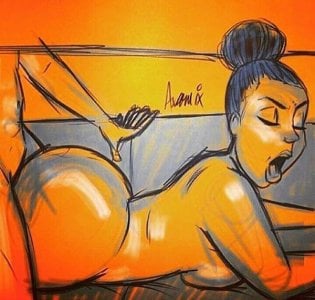 ebonypepper sexy my big ass of chocolate for you come to lick eat bb Billede 2