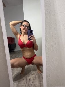 RedHotRachael Red Lingerie Pic