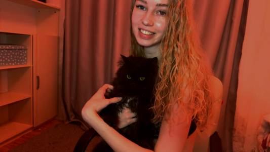 LunaCrave Me and my sweet cat Pic 9