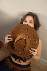 AdalynGlows Cowboy girl Pic