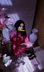 Rebbecawhite_ASMR Nezuko 🌸 Gambar 3