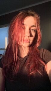 Linnea_ burgundy glare and sun shine Εικόνα