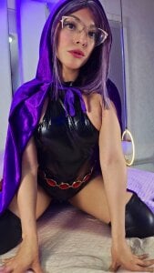 VesperVelvet: cosplay raven sexy and dark ( 4 фото)