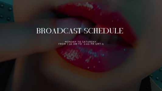 sharamadison98 Broadcast schedule Pic