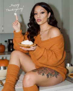 MrsToniTone Thanksgiving baby Pic 3