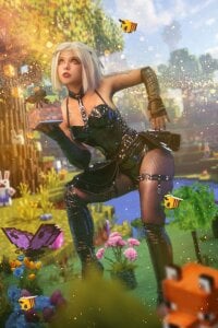 evybubbles Cosplay Minecraft Spider Pic 2