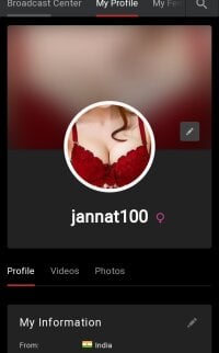 jannat100's Live Webcam Show