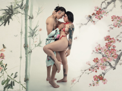 Aria_and_orien Couple Oilshow Online Cam Adult