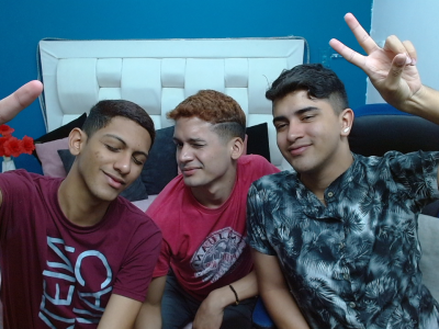 webcam porn online Threesome Latin Boys