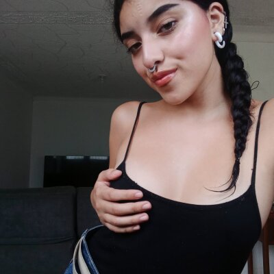 Curlyhornystepsis - Stripchat Teen Lovense Blowjob Girl 