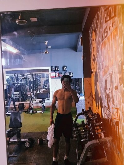 Baabooo9 Male Brunette Cam Strip