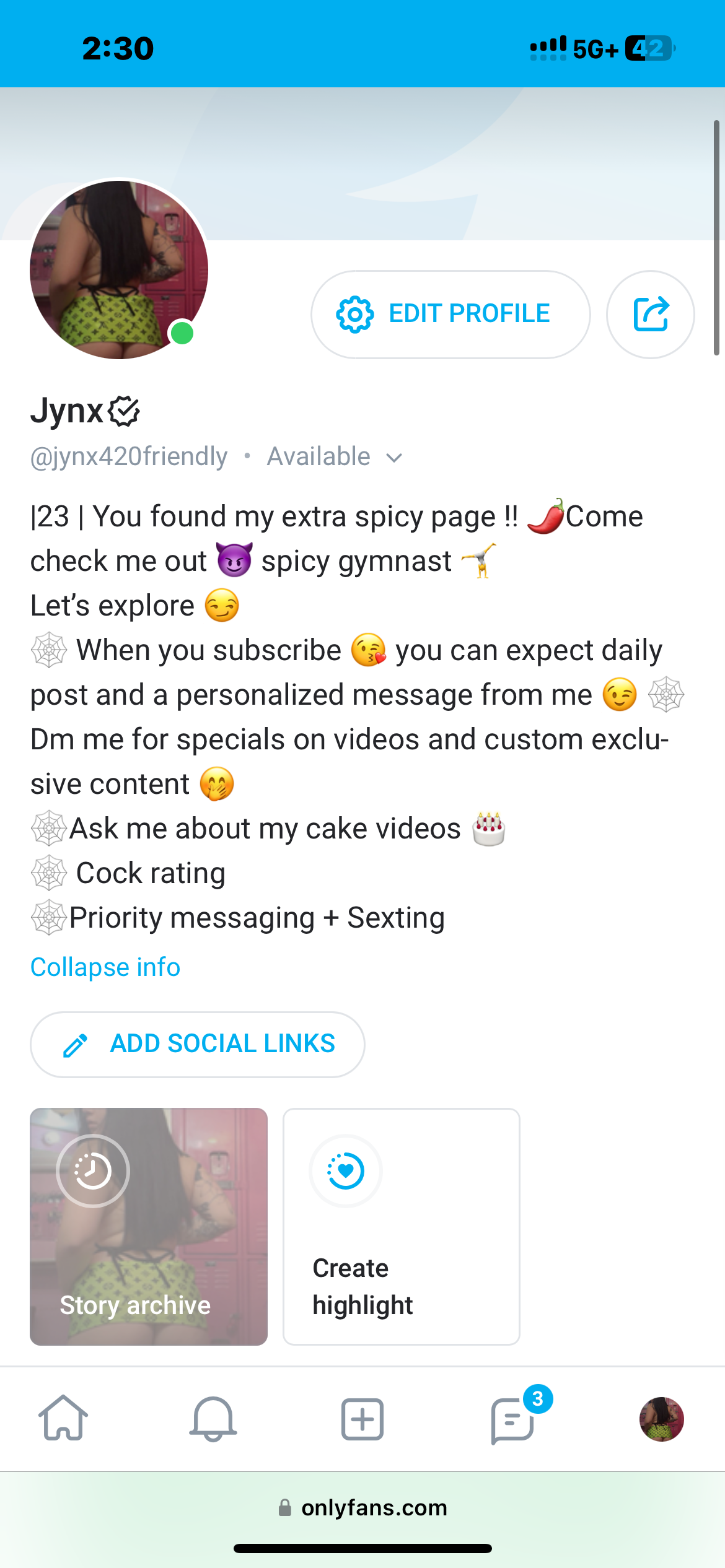 XXX Porn Photo of Nude jynx420friendly101 2