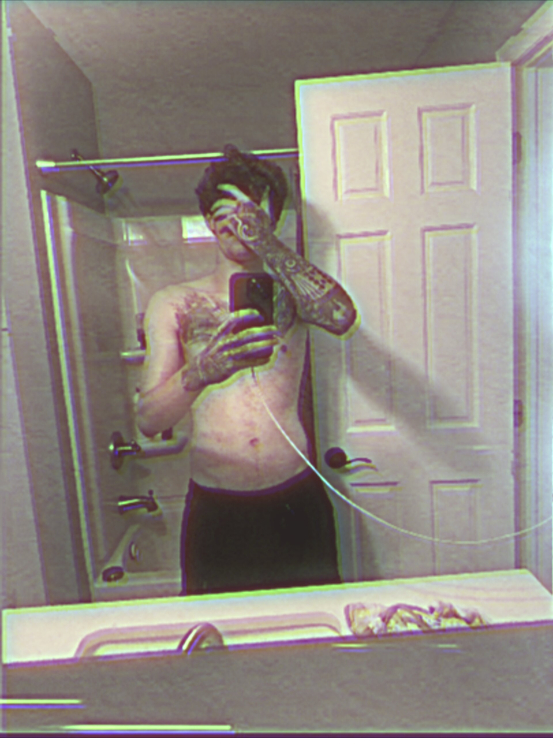 XXX Porn Photo of Nude tattedskinnywhite 8