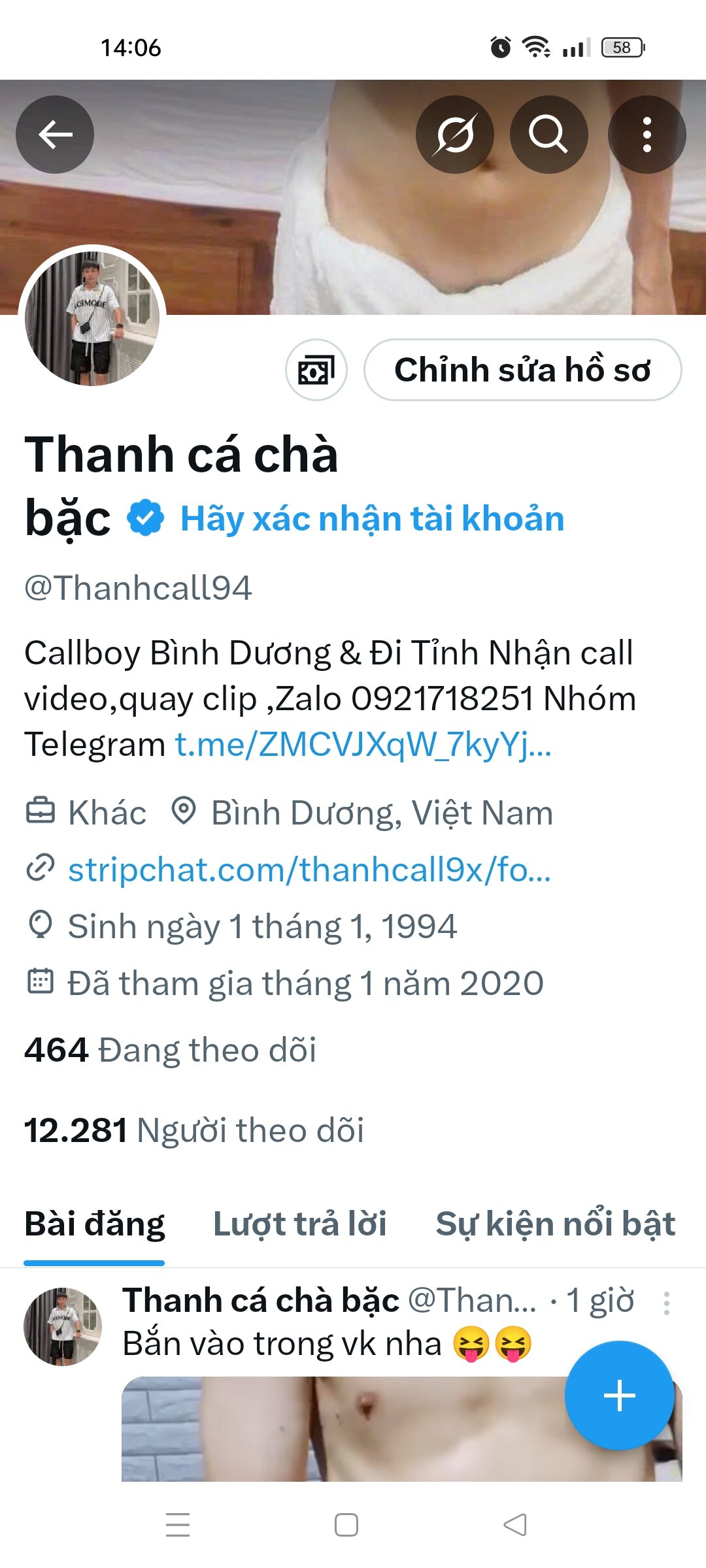 XXX Porn Photo of Nude thanhcall9x 1